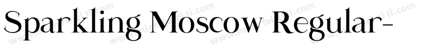 Sparkling Moscow Regular字体转换